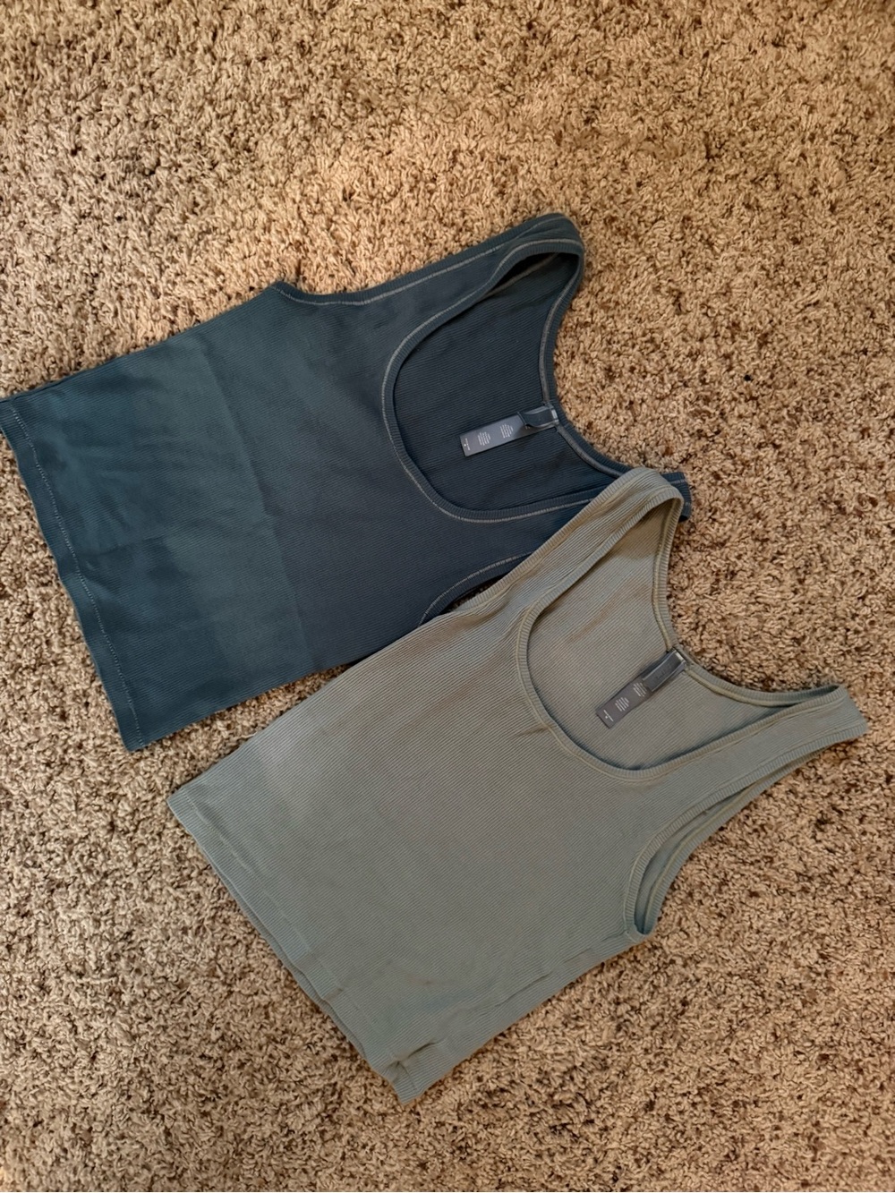 Skims set of 2 Ribbed Scoop Neck Tank Top